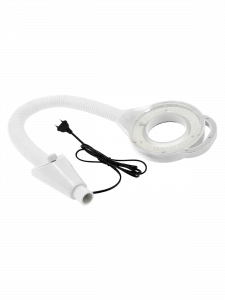 Лампа лупа с подсветкой напольная на колесиках для косметолога Орбита INL87